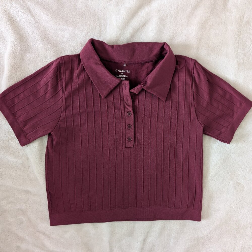 3/$30 Dynamite stretch colored crop tee